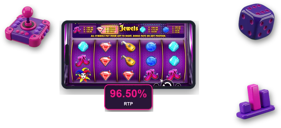 Joker's Jewels en pantalla con las cifras clave de esta sección
