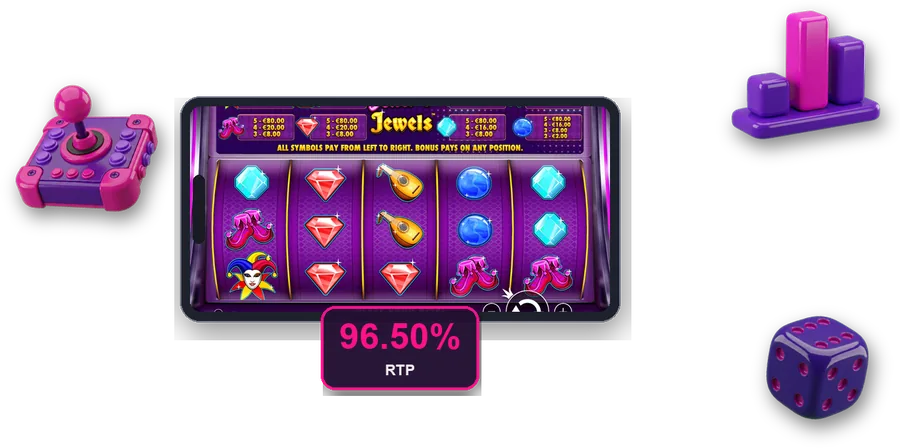 Joker's Jewels en pantalla con las cifras clave de esta sección